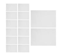 Luxshiny 100 Hojas de Papel Adhesivo Doble Cara B5 Blanco para Álbum de Pegatinas Reutilizables, Papel para Coleccionar Pegatinas Liberación Limpia Adecuado para Uso en Casa y