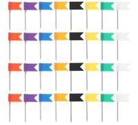 Luxshiny 100 Piezas Chinchetas para Mapa en Forma de I Color Verde de Plástico y Hierro, Construcción Resistente y Fijación Firme para Lecciones de Geografía y Viajes