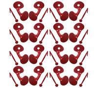 Luxshiny 100 Piezas de Gafas Antipicoteo para Pollo en Color Rojo Protección Ocular para Gallinas Faisanes y Aves de Corral Accesorio para Granja y Crianza Segura Color Aleatorio