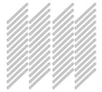 Luxshiny 100 Piezas de Muelles Pequeños Metálicos Resistentes para Decoración Interior de Coches y Accesorios Cabello en Color Plata, Material Duradero para Uso Multiescena
