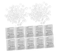 Luxshiny 100piezas Desecante De Gel De Sílice Bolsitas Absorbente De Humedad Para Alimentos Zapatos Armario y Almacenamiento