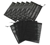 Luxshiny 10piezas Bolsillo De Almacenamiento De Malla Bolsa De Malla Cordón Unidades para Viaje para Almacenamiento De Ropa y Artículos Deportivos Bolsas De para Playa o Balones De Golf