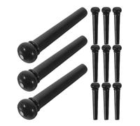 Luxshiny 12 Pines del Puente Guitarra Acústica de Abs para Mejor Conducción de Vibración y Pronunciación Estable, Accesorios Ideales para Guitarras Acústicas y Folk