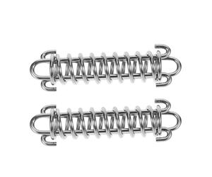 Luxshiny 2 Extensores para Correa de Perro Resorte Amortiguador de Acero Inoxidable 304, Gran Tamaño, Resistencia 41 Kg, para Entrenamiento y Actividades al Aire Libre, Accesorios