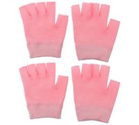 Luxshiny 2 Pares de Guantes Hidratantes de Gel para Manos Secas, Tejido Delicado que Ayuda a Absorber Cremas, Ideales para Uso Nocturno y Protección Diaria