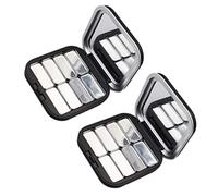 Luxshiny 2 Piezas Caja De Sombra De Ojos Paletas Paleta Cosmética Magnética Paleta De Maquillaje Vacía Paleta De Maquillaje Vacia Organizador De Cosméticos Viajar Hierro Muestras