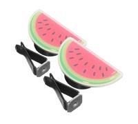 Luxshiny 2 Piezas Clips para Ventilación de Coche Porta Perfume Forma de Fruta Ambientador para Coche Sustancia Decoración para Salida de Aire