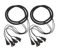 Luxshiny 2 Piezas Diadema para Shemagh de Oriente Medio, Banda Pelo con Pañuelo Árabe para Hombre, Pu Negro, Fácil de Poner, Mayoría de Tamaños de Cabeza, Hombres Adultos, Halloween