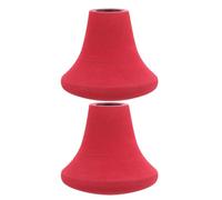 Luxshiny 2 Piezas Tapa para Extremo de Caña de Pesca Roja de Eva, Cómoda y Transpirable, para Parte Trasera de Caña de Pescar en Pesca Desde Barco y Uso Recreativo