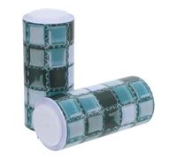 Luxshiny 2 Rollos Rollos de Pegatinas Adhesivas para Tablones de Anuncios a Cuadros de Pvc, Borde Autoadhesivo para Decoración Moderna en Fiestas y Eventos Escolares