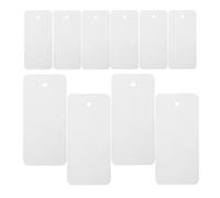 Luxshiny 20 Pcs Modelo de Exhibición para Tintes de Automóviles en Hierro Galvanizado, Tarjetas de Muestra para Pintura en Aerosol y Pruebas de Pintura Automotriz en Talleres y Tiendas