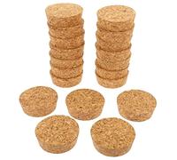 Luxshiny 20 Piezas Tapones de Corcho Decorativos para Manualidades y Bebidas Corchos Cónicos para Botellas de Vino y Otras Sellado Hermético para Fiestas y Diy Adecuados para