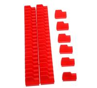 Luxshiny 2juegos Estante De Almacenamiento De Soportes para Llaves Inglesas Organizador De Herramientas para Montaje Pared Solución De Almacenamiento para Garaje y Taller Bandeja para Caja