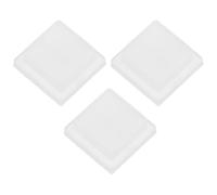 Luxshiny 3 Piezas Tapón de Silicona Resistente a Fugas y Protección contra Residuos para Cubeta de 10mm Borde Reforzado para Uso en Laboratorio y Espectrofotómetro