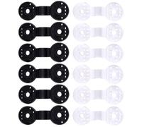 Luxshiny 30 Piezas Clips Fijos de Plástico para Tela de Sombra y Toldos, Multiusos y Fáciles de Almacenar, Ideales para Invernaderos y Protección contra Aves