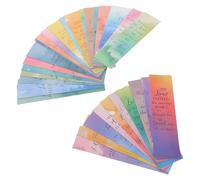 Luxshiny 30 Piezas Marcador de Escrituras, Marcadores de Versículos Inspiradores, Papel, Acuarela, Inspiración Cristiana, Diy, para Journaling y Estudio Bíblico