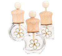 Luxshiny 3piezas Botellas De Perfume Transparentes Difusores De Reutilizables Para Coche Recarga De Ambientador Para Esenciales Diseño Práctico y Elegante