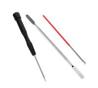 Luxshiny 3piezas Herramientas de Reparación para Instrumentos de Viento con Destornillador de Precisión Aguja de Muelle y Herramienta Bifuncional para Clarinete Saxofón Flauta y Piccolo