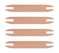 Luxshiny 4 Piezas de Lanzaderas de Madera para Tejer, Herramienta para Manualidades de Costura y Tejido DIY, Accesorio Compacto para Telar y Proyectos Infantiles, Tamaño Pequeño y Duradero