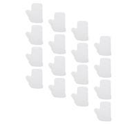 Luxshiny 40 Guantes de Limpieza de Cocina de Tejido Blanco para Lavar Platos y Limpiar Polvo Espuma Rica y Barrera Protectora