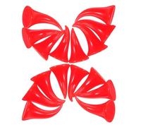 Luxshiny 40 Unidades Diadema Accesorios Ligeros y Versátiles de Plástico Rojo para Halloween Cuernos de Demonio para Fiesta y Manualidades