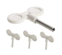 Luxshiny 4piezas Accesorios para Cajas De Música De Mecanismo De Cuerda Incluye Llave De Repuesto y Perilla para Caja De Música para Proyectos De Bricolaje y Joyeros