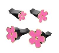 Luxshiny 4piezas Clips De Perfume Para Salida De Aire De Coche Decoración De Flores Margarita Accesorios Para Ambientador De Automóvil Estilo Elegante y Funcional