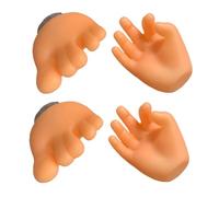 Luxshiny 4piezas Portacepillos de Dientes de Pared con Ventosa Unidades sin Perforaciones para Dedos y Pies Ahorra Espacio Baño o Dormitorio