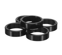 Luxshiny 5 Piezas Espaciador de Horquilla Bicicleta Aluminio para Potencia Alta Resistencia para Bicicletas Carretera y Crucero