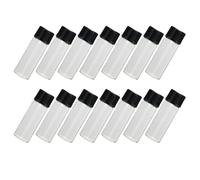 Luxshiny 50 Botellas de Vidrio Vacías para Viaje, Recargables y Ligeras de 5 Ml para Loción Corporal y Manos, Ideales para Viajes de Negocios