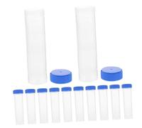 Luxshiny 50 Piezas Tubos de Centrifuga con Tapa de Tubos de Plástico para Muestras Plano Sellado Hermético para Biología Molecular y Química Almacenamiento Seguro