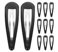 Luxshiny 50 Pinzas Cabello Negras de Metal Cierre Fuerte y Antideslizante, Clásicas y Elegantes para Mujeres en Fiestas o Uso Diario