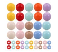 Luxshiny 500 Cuentas Acrílicas Redondas de 8mm en Colores Surtidos, Livianas y Vibrantes, Ideales para Proyectos de Bricolaje, Pulseras, Collares y Cadenas para Teléfono Color Aleatorio