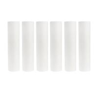 Luxshiny 6 Piezas Filtro de Agua para Toda la Casa 1 Um Resistencia Presión y Diseño Espiral Interno en Algodón Blanco para Filtración de Sedimentos Hogar