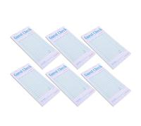 Luxshiny 6 Piezas Libro de Pedidos para Restaurante en Papel Verde, Cuaderno de 50 Hojas para Bares y Locales de Comida Rápida, Gestión de Órdenes y Respaldo ante Fallos Electrónicos