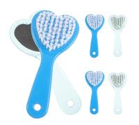 Luxshiny 6 Piezas Lima para Pies Removedor de Piel Muerta, Recortador de Pie, Corazón, Pp, con Cepillo, para Quitar Durezas y Callos, Herramienta de Pedicura Color Color Aleatorio