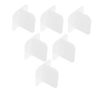 Luxshiny 6 Piezas Refuerzo de Valla Ancla corralito Pruebas Muebles pies de Apoyo de la Puerta Muro Accesorios estabilizadores para Parques Base de Parque pequeña el plastico Blanco