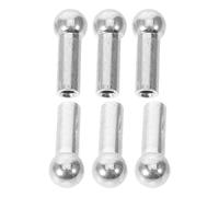 Luxshiny 6 Tapones de Bola para Cable de Acero de 6 Mm, Accesorios para Máquinas de Fitness Sistema de Poleas, Repuestos Aplicables para Equipos de Gimnasio en Casa, Piezas Duraderas