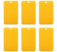 Luxshiny 6 unids tabla de lavado sphagetti masa pastelería panel de plástico macarrones ñoquis Junta de fideos para hornear Cavatelli Pasta Maker Herramienta para hacer pasta para el hogar