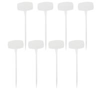 Luxshiny 8 Piezas Etiquetas de Plástico para Plantas Diseño Puntiagudo, Fáciles de Usar y Prácticas, Ideales para Jardinería en Floristerías y Agricultura Moderna