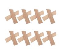 Luxshiny 8 Piezas Kit de Mango de Madera Beige para Cuchillos de Cocina, Reemplazo Ergonómico para Cortar y Rebanar Estilo Natural y Mejora Estética