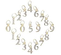Luxshiny Accesorios para Decoración de Uñas Dorados de Aleación, Resistentes y Reemplazables, 20 Piezas para Diseño de Uñas en Cumpleaños o Trabajo Varios estilos