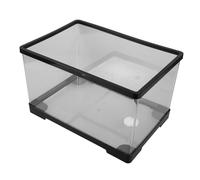 Luxshiny Acuario Acrílico Mediano para Bettas y Peces Dorados Compacto Diseño Moderno Duradero y Fácil de Limpiar para Decoración Interior y Escritorio