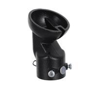 Luxshiny Adaptador hasta de Ventilador Soporte de Techo Negro de Acero Inclinados 45° Instalación Segura y Soporte Resistente para Techos para Catedrales