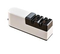 Luxshiny Afilador Electrico de Cuchillos Profesional de Cocina Diseño Antideslizante y Rueda de Molienda de Abs para Afilar Tijeras y Cuchillos de Manera Sencilla