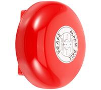 Luxshiny Alarma de Incendio Eléctrica de 24v Timbre Extra Fuerte de Hierro Rojo para Emergencia y Uso en Elevadores Confiable y Versátil