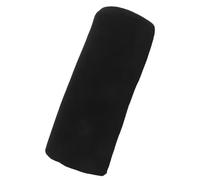 Luxshiny Almohada Ergonómica para Elevación de Piernas con Espuma Viscoelástica Negra, Cojín Medio Redondo para Aliviar la Fatiga en Oficina y Camping