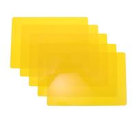 Luxshiny Almohadilla Uniformizadora de Tinta 21x18.5 Cm 5 Piezas, Ligera y Resistente, Placa de Plástico para Impresión en Bloque para Sesiones de Impresión Manual en Estudio