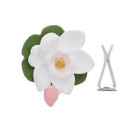 Luxshiny Ambientador de Yeso para Coche Forma de Loto, Difusor de Aromas para Salida de Aire, Adorno Femenino Aroma Duradero y Simbolo de Buena Suerte