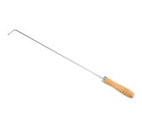 Luxshiny Atizador de Carbón Portátil para Chimenea Gancho Resistente y Ligero de Metal, Adecuado para Reuniones Familiares y Camping al Aire Libre